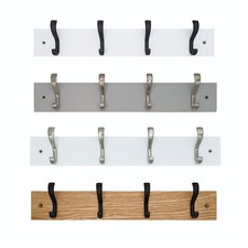 Garderobe Wandtürmontage, 4 Kleiderhaken auf 38 cm Holzbrett, Kleiderbügel Wall Board price