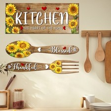 Große Sonnenblume Wandaufkleber für Küche Wohnzimmer leicht zu entfernen und Wall Sticker price