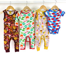 DUNS Babykleidungspaket Größe 74 cm Strampler ohne Fuß Weste skandinavische Prints Baby-Clothing Set price