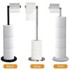 2 in 1 Toilettenpapierhalter Badezimmer freistehend Seidenrolle Aufbewahrung Regal Toilet Paper Holder price