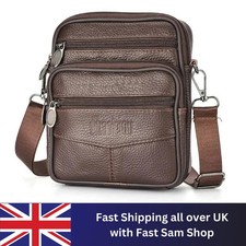 Herren Echt Leder Umhängetasche Schultertasche Business Mittelgroß Tasche Herren''s Handbag price