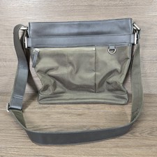 Reiss Herren Umhängetasche grün Nylon Leder Reißverschluss Magnettasche Herren''s Handbag price