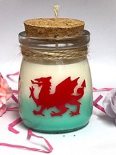 Deko Kerze Geburtstagsgeschenk Walisischer Drache Manifest WALES Decorative Candle price