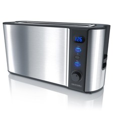 Arendo Frukost 2-Scheiben Toaster stufenlos einstellbarer Bräunungsgrad Stahl Toasters price