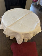 Weiße 100 % Polyester Tischdecke 35" Quadratisch Tablecloth price