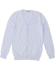 BENETTON Jungen Strickjacke Pullover 8-9 Jahre Large blau Baumwolle BI70 Jungen-Pullover & Strickjacke & Knitwear price