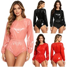DE Damen Inkontinenz Bodysuit Windel-Overall Auslaufsicherer Pyjama Unterwäsche Body price