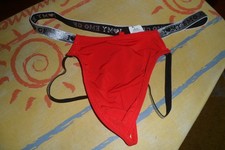 Herren Tanga Slip sexy String Thong Penis rot L/XL  Einheitsgröße - NEU! Thong, String price
