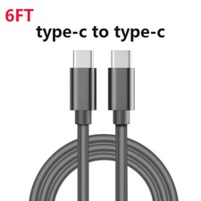 6FT USB-C to USB-C Fast Charging Cable Type C Quick Charging Cord Data USB Cable price
