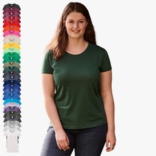 FRUIT OF THE LOOM - Iconic 150 Damen T-Shirt Rundhalsausschnitt Baumwolle Damen-T-shirt price