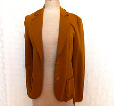 Jacke Blazer 💙 Damen Casual Stylisch Gelb Senf F763H Gr. 36,38,S Damen-Casual Tasche price