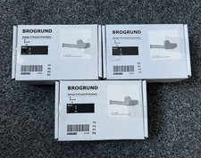 3 x Ikea Brogrund Edelstahl Toilettenpapierhalter WC Bad NEU versiegelt Toilet price