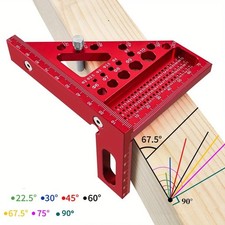 Winkel Lineal Messwerkzeug Quadrat Winkelmesser Holzbearbeitung Gehrung Dreieck Lineal UK Ruler price