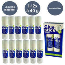 1-12x Klebestift á 40g Klebestick Bastelkleber Klebstoff Glue Leim Büro Schule Klebstoff - Leim price