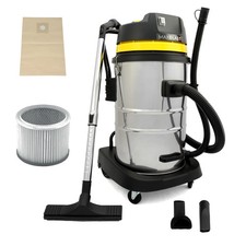 Industriesauger Nass & Trocken 60L extra leistungsstarker Edelstahl Staubsauger Vacuum Cleaners price