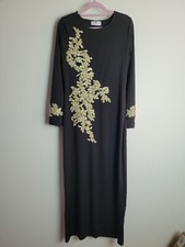 Hawaa Clothing Damen Abaya bescheidenes Kleid Gr. Small Länge 54 schwarz Perlendesign Modest Clothing price