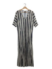 TAG MODEST CLOTHING Kurzarmkleid Damen Kleid Gr. DE 40 hellgrau-schwarz Modest Clothing price
