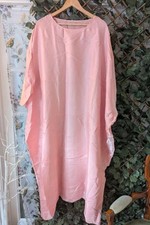 Rosa Fledermaus Kaftan Abaya Maxikleid 3/4 Ärmel bescheiden islamische Kleidung Einheitsgröße Modest Clothing price