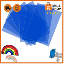 Farbfilter blau hitzebestaendig A4 29,7x21 cm PVC Folie Buehne Licht Theater Studio und Stage Equipment price
