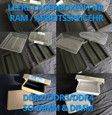 RAM / Memory Box Aufbewahrungs Tray ESD Antistatik 50x 100x DDR2 DDR3 DDR4 DIMM RAM Memory price