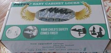 10er Set verbesserte Version Baby Schrank schwarze Schlösser mit Anleitung Brandneu in Packung Baby-Cabinet Lock price