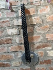 Flecht Ledergürtel Schwarz 110cm Damen Herren Belt Vintage Sammler gebraucht Herren-Belt price