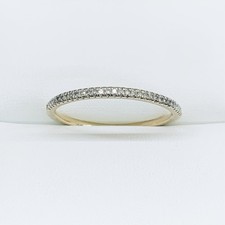 Natürlicher Diamant-Verlobungsring Ehering 0,10 Karat 10 kt Gelbgold Größe 9,5 Gold Wedding Band price