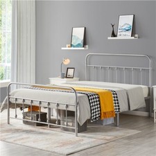 Metallbett Bettgestell mit Lattenrost Metallrahmenbett mit Stauraum wie Neu Bett price