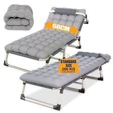 Sensch® Campingbett klappbar 190x68cm Camping Liege 200kg Sonnenliege Gäste Bett Bett price