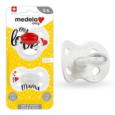 Medela Baby Schnuller Tag und Nacht leuchten im Dunkeln 0-6 Monate 2er Pack Pacifier price