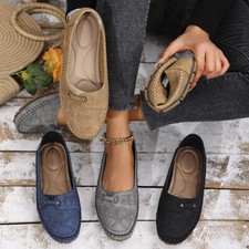 Damen Casual Arbeit Loafer Damen Sommer Bequeme Schuhe Slip On Flats Sandalen// Damen-Casual Schuhe price