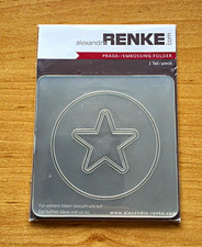 alexandra RENKE Präge-/Embossing Folder Stern im Kreisrahmen  Motiv 1 Stück Folder price