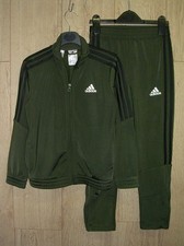 Adidas Jungen khaki grün durchgehender Reißverschluss Trainingsjacke Jogginganzug Trainingsanzug Alter 7-8 Jungen-Tracksuit price