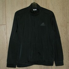 Adidas Jungen schwarz Trainingsanzug Oberteil Jacke Alter 9-10 140 cm Jungen-Tracksuit price