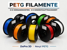 DoPro 3D PETG Filament 1,75mm 1kg viele Farben 0€ Versand Filament price