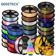Geeetech Filament PETG Silk PLA HS-PLA Marble ABS+ TPU Wood Glitter PLA 1.75mm Filament price