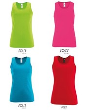 SOL´S Damen Sports Tank Top Trägershirt Trägerhemd Muskelshirt Ärmellos XS S M L Damen-Tank Top price