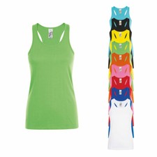 Sol's Damen Tanktop JUSTIN WOMEN TEE-SHIRT Racerback XS S M L XL XXL Neu L01826 Damen-Tank Top price