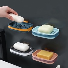 Seifenschale mit Saugnapf für Dusche & Bad Wasserdicht Grau Selbstklebend Seife Dish price