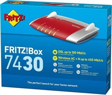 FRITZBox 7430 100 Mbit/s WLAN Router Modem VDSL ADSL DSL WiFi MESH DECT VPN VOIP Router price