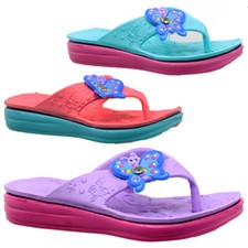 NEU BABY MÄDCHEN CLOGS PANTOLETTEN SLIPPER STRAND SANDALEN SLIDER POOL SCHUHE FLIP FLOPS Mädchen-Slippers & Sandals price