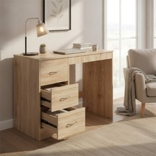 Eichenholz Schminktisch 3 Schubladen stabil Wandmontage Schlafzimmermöbel Kommode / Vanity Table price