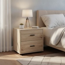 Eichenholz Schlafzimmermöbel 2 Schubladen Schrank stabile polierte Oberfläche Kommode / Vanity Table price