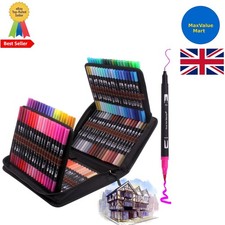 Creative Art Marker: 120 ungiftige Dual Tip Stifte zum Skizzieren und Kalligraphieren Chisel Tip (Calligraphy) Stift price