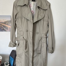 Vero Moda Damen Trenchcoat Mantel Beige Gr. L lang, doppelreihig, Gürtel Damen-Trench Mantel price