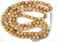 10 mm x 99 OLIVENHOLZ Zaitoon GEBET PERLEN ISLAMISCH TASBIH MASBAHA KORAN GESCHENK Prayer Beads price