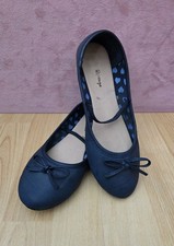 Ballerinas Mädchen Gr. 36 Revenge Dunkelblau Schleife bequem Schule Freizeit Mädchen-Ballerinas price