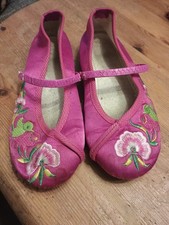 Mädchen Ballerinas Bestickt, Größe 20 Mädchen-Ballerinas price
