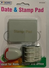 Datumsstempel und schwarzes Stempelkissen Stempeln Schule Büro Zuhause Stempelkissen Stempelkissen Stamp & Ink Pad price