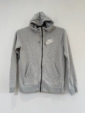 Nike Hoodie Damen Größe XS Grau Full Zip Trainingsanzug Oberteil Trainingsjacke Damen-Tracksuit price